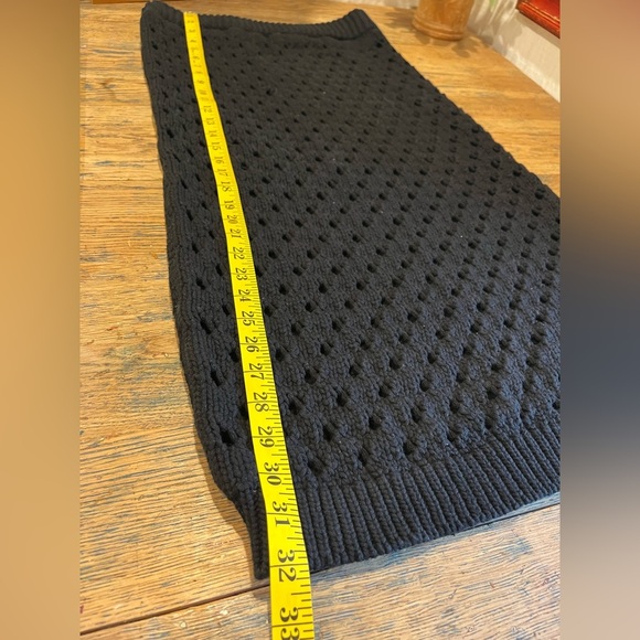 🖤 MNG Mango black crochet knit skirt – size M - Picture 4 of 7